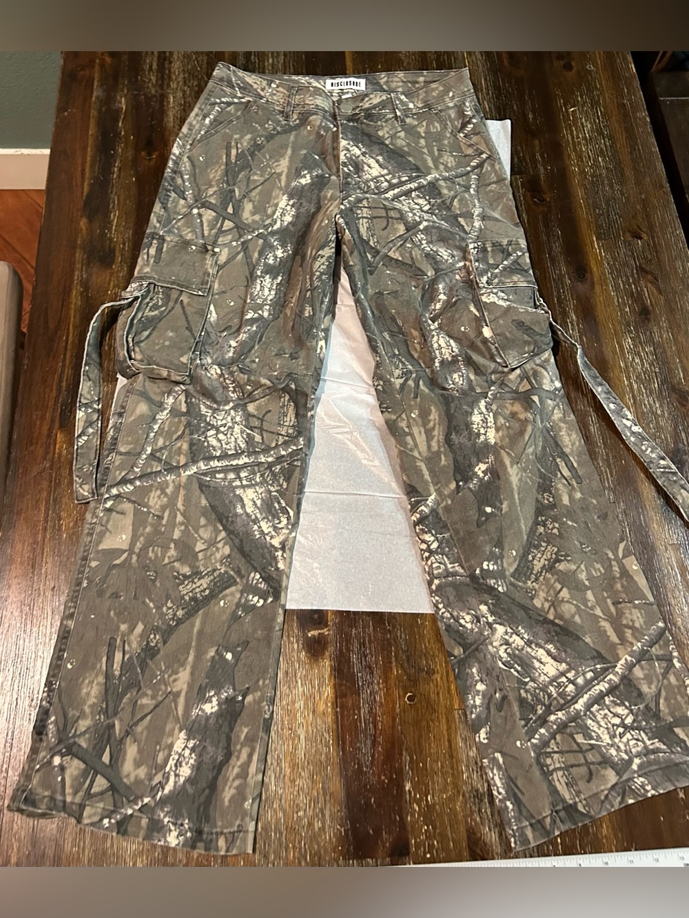 NWOT DISCLOSURE COTTON CARGO PANTS